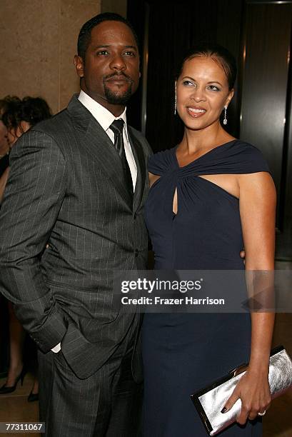 Actor Blair Underwood and his wife actress Desiree DaCosta arrive at the 22nd Annual American Cinematheque Award presentation held at the Beverly...