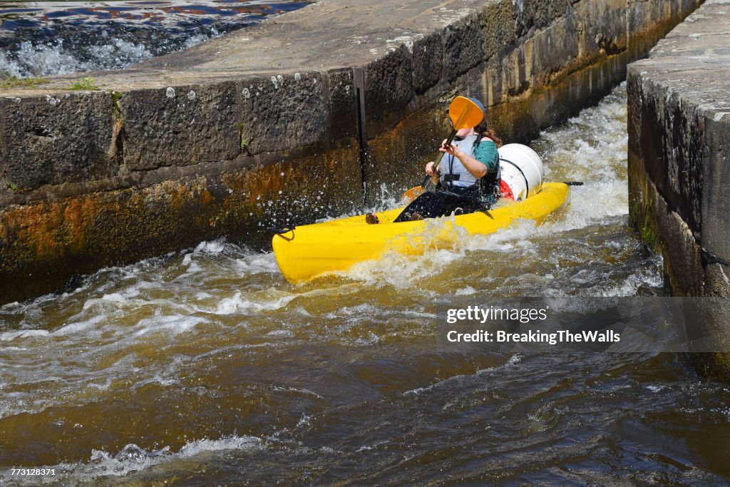 Donna Kayak In Canal