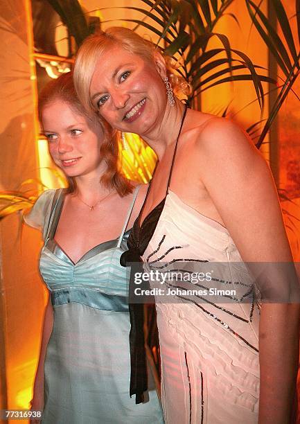 Actress Michaela Merten and her daughter Julia Franck attend the Audi Generation Award at Hotel Bayerischer Hof on October 13, 2007 in Munich,...