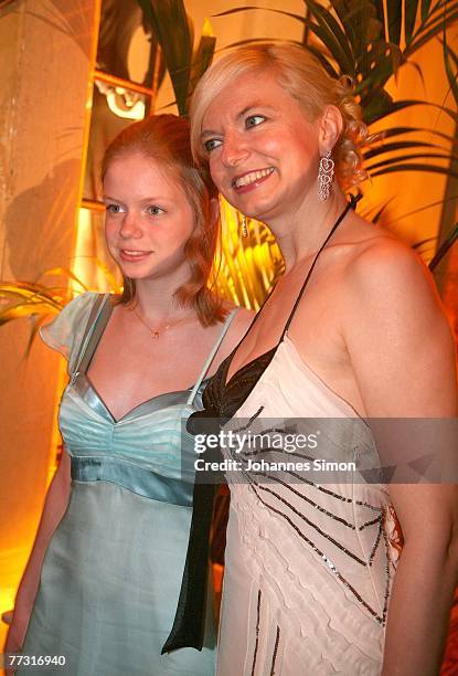 German actress Michaela Merten and her daughter Julia Franck attend the Audi Generation Award at Hotel Bayerischer Hof on October 13, 2007 in Munich,...