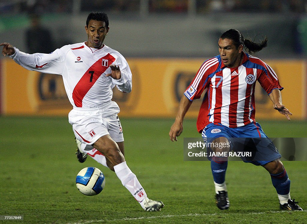 Paraguay's footballer Salvador Cabanas (