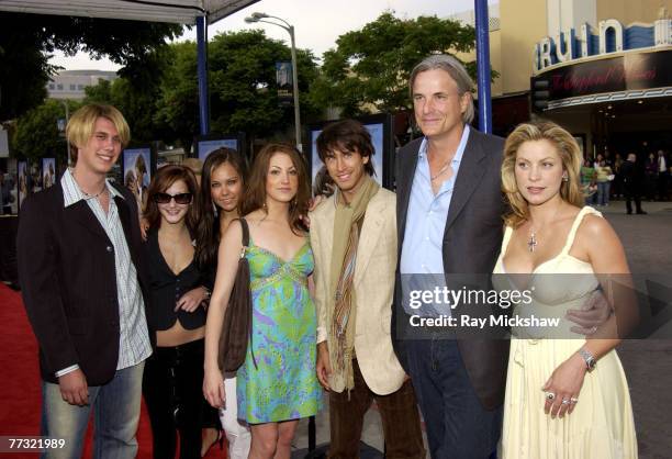 Nick Cassavetes, director with family, daughter Gina Cassavetes and Heather Wahlquist