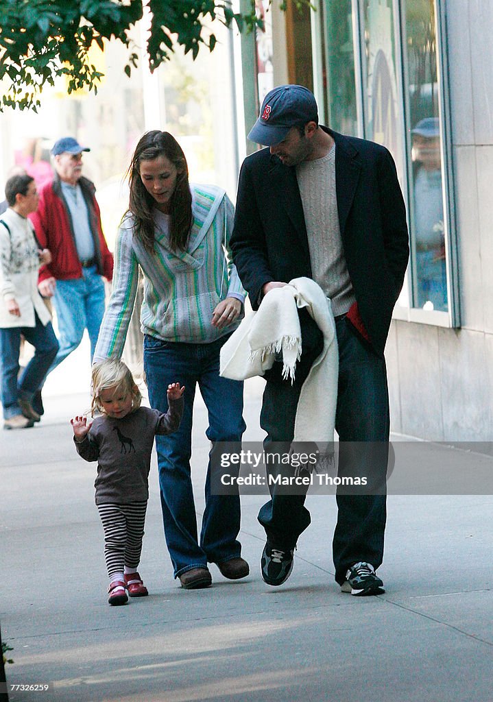 Celebrity Sightings In New York City - October 13, 2007