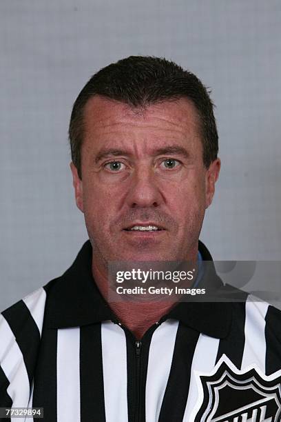 Official Pat Dapuzzo poses for his 2007 NHL headshot at photo day in New York, New York.