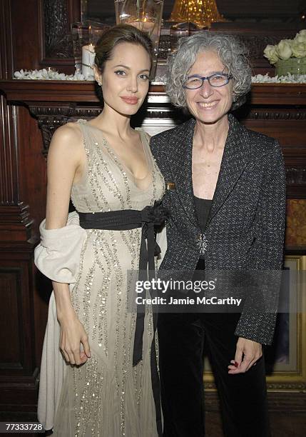 Angelina Jolie and Dr. Jane Aronson, Worldwide Orphans Foundation Founder
