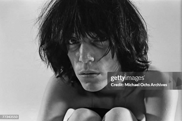 Patti Smith poses for a portrait in November 1974 in Los Angeles California.