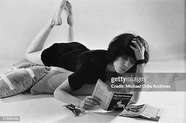 Pat Smith Model Patti Smith poses for a portrait in November 1974 in Los Angeles ...