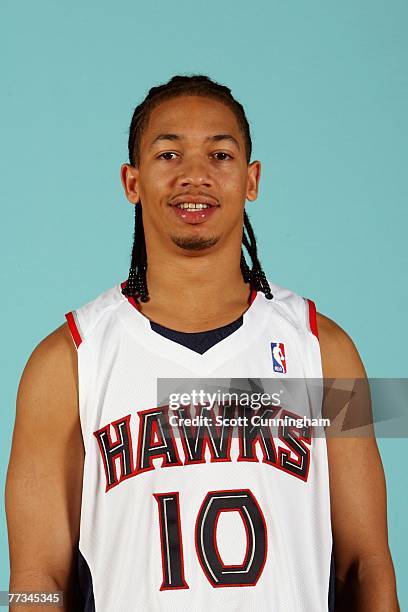 Tyronn Lue of the Atlanta Hawks poses for a portrait during NBA Media Day at Philips Arena on October 1, 2007 in Atlanta, Georgia. NOTE TO USER: User...