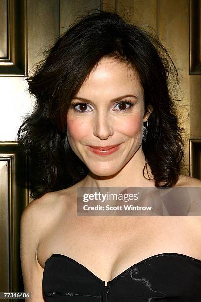 Actress Mary-Louise Parker attends the third annual Worldwide Orphans Foundation Benefit Gala at Cipriani Wall Street October 15, 2007 in New York...