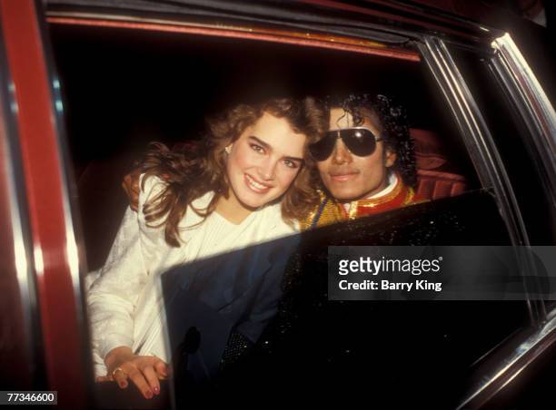 Brooke Shields and Michael Jackson