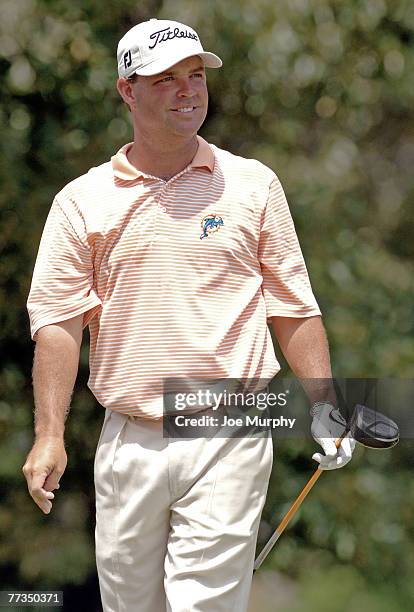 Brian Bateman watches his tee shot during the Second Round of the FedEx St. Jude Classic on May 26, 2006 at TPC Southwind in Memphis, TN.