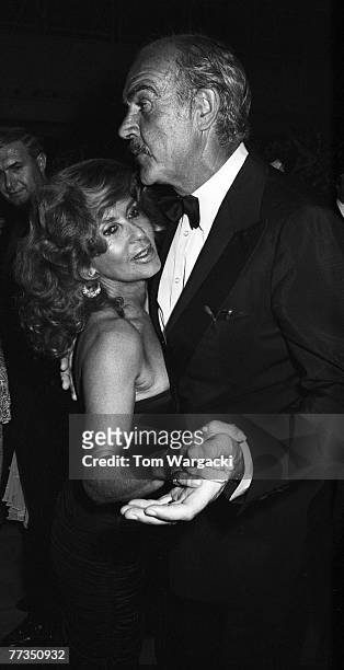 Micheline Connery and Sean Connery