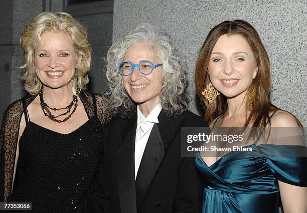 Christine Ebersole, Dr. Jane Aronson and Donna Murphy attend 3rd Annual Worldwide Orphans Benefit Gala on October 15, 2007 at Cipriani Wall Street in...