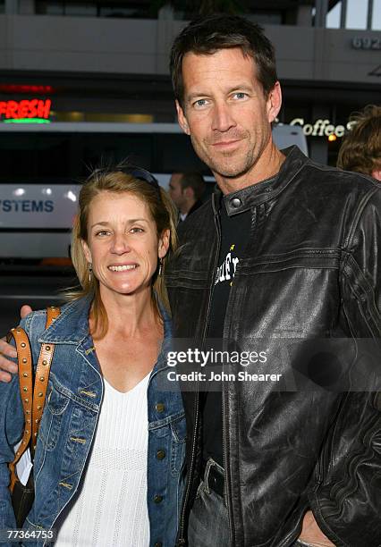 James Denton and his wife Erin O'Brien Denton