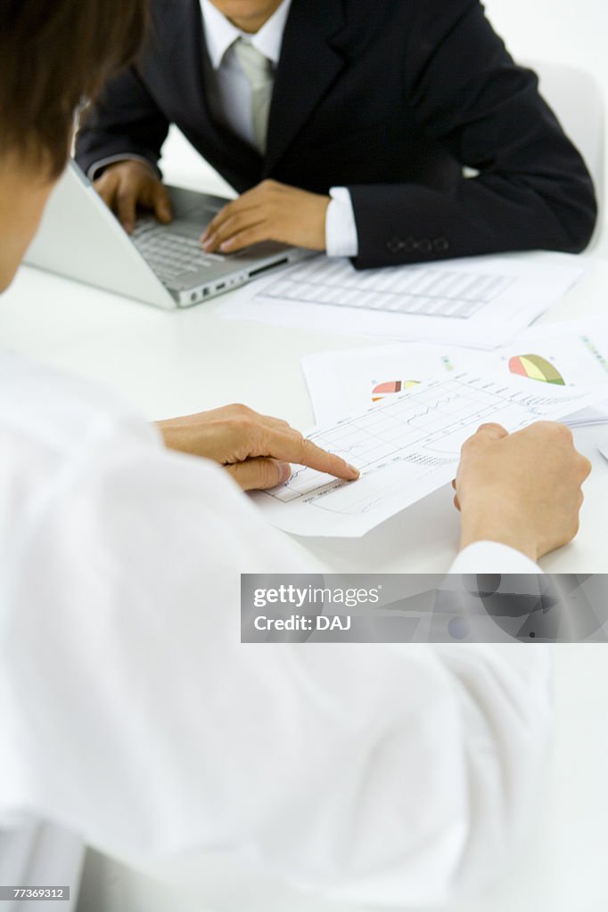 Businessmen In Meeting, Close Up