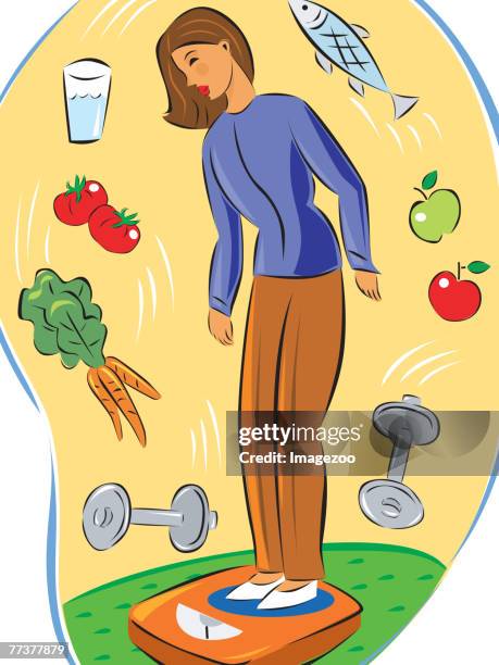 Ilustraciones, imágenes clip art, dibujos animados e iconos de stock de Trastornos  Alimenticios - Getty Images