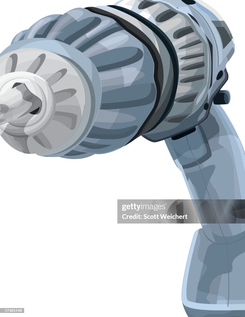 Illustration of a drill