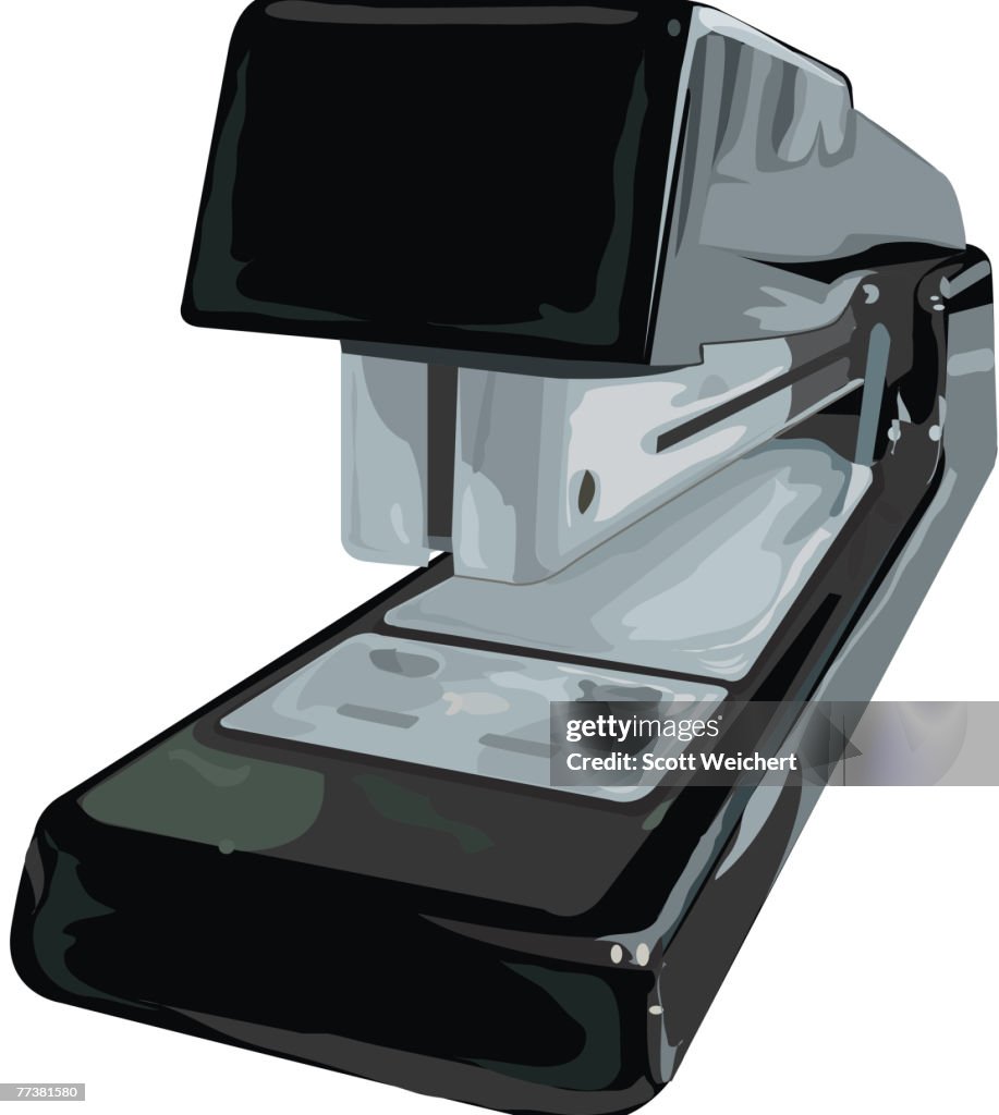 Illustration of a stapler