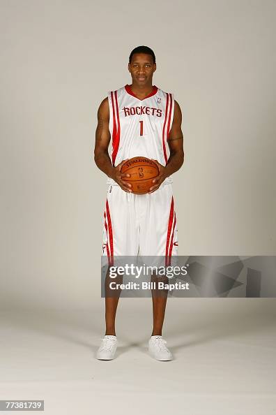 T Mac Rockets Tracy McGrady of the Houston Rockets poses for a portrait during NBA ...
