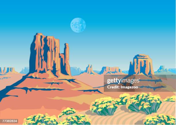 monument valley - monument valley stock-grafiken, -clipart, -cartoons und -symbole