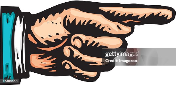 Pointing hand Pointing hand
