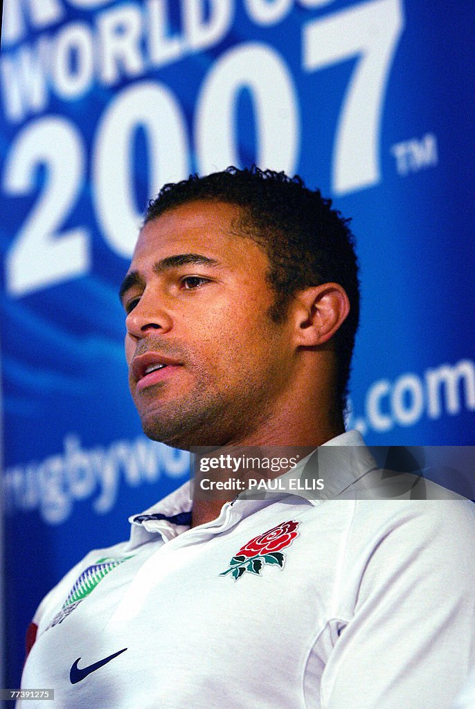 Jason England Rugby England rugby union player Jason Robinson speaks during a press... News ...