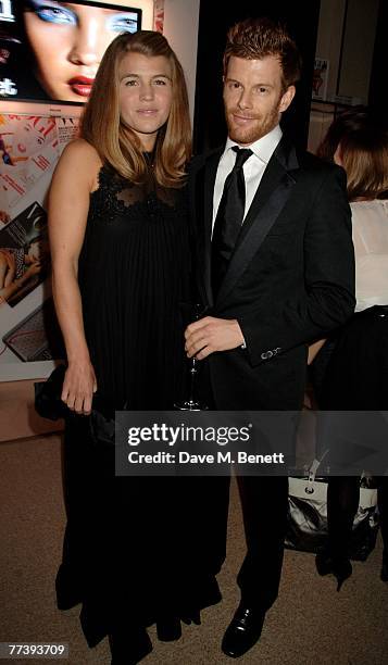 Amber Nuttall and Tom Aikens attend the book launch of 'Vogue Covers', at Chanel Brompton Road on October 17, 2007 in London, England.