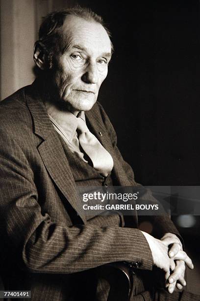 Williams S. Burroughs is seen in an undated photograph by Kate Simon, 18 October 2007 in Los Angeles, California. This photograph will be in auction...