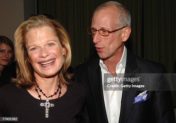 Designer Robin Bell and designer Jamie Drake attend a party for Robin Bell at STK on October 15, 2007 in New York City.