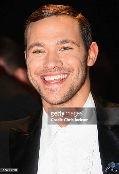 Singer Will Young arrives at the Swarovski Fashion Rocks concert at the Royal Albert Hall on October 18, 2007 in London, England.