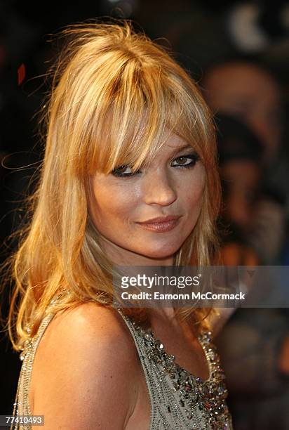 Kate Moss attends the Swarovski Fashion Rocks a the the Royal Albert Hall on October 18 2007, in London England. Local Caption