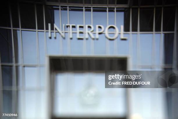 Picture taken 19 October 2007 in Lyon, shows Interpol's building after a press conference of Jean-Michel Louboutin, international police organisation...