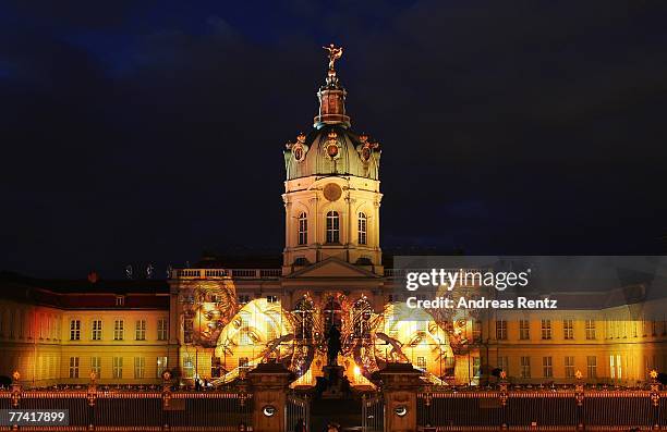 The Charlottenburg Palace is illuminated during the 'Festival of Lights' on October 19, 2007 in Berlin, Germany. During the 'Festival of Lights' many...