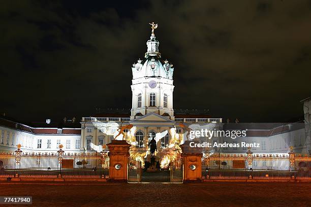 The Charlottenburg Palace is illuminated during the 'Festival of Lights' on October 19, 2007 in Berlin, Germany. During the 'Festival of Lights' many...