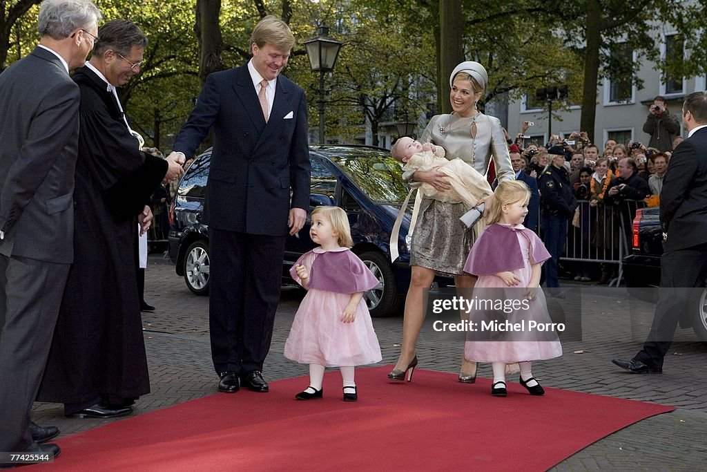 Christening Of Dutch Princess Ariane