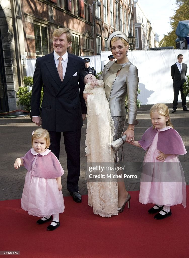 Christening Of Dutch Princess Ariane