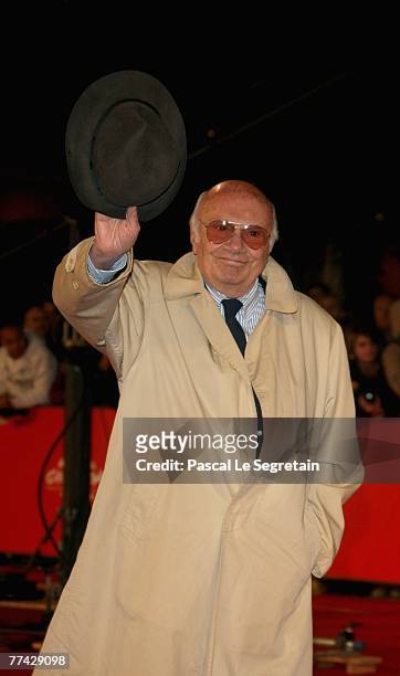 Francesco Rosi attends the 'Youth Without Youth' premiere during day 3 of the 2nd Rome Film Festival on October 20, 2007 in Rome, Italy.