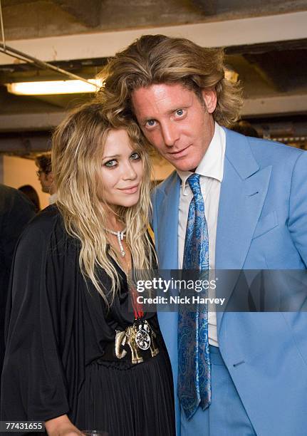 Lupo Agnelli and Mary Kate O.sen attend the Phillips De Pury and Company and Taschen Party to launch Confidential by Alison Jackson at Victoria House...