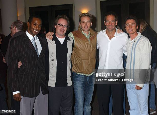 Anthony Montgomery, John Billingsley, Connor Trinneer, Scott Bakula and Dominic Keating