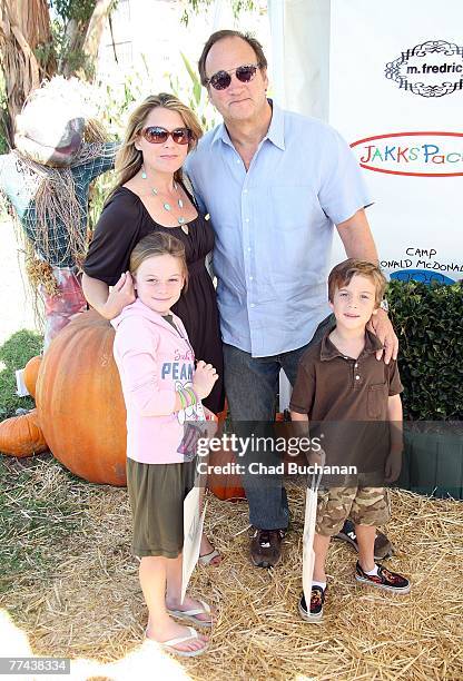 Actor James Belushi and his son Robert Belushi , with his wife Jennifer Sloan and their daughter Jamison Belushi attend the Camp Ronald McDonald 15th...