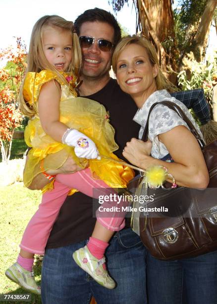 Actress Cheryl Hines and family attend the Camp Ronald McDonald For Good Times 15th Annual Family Halloween Carnival at Wadsworth Theater/VA Grounds...