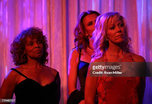 Bond girls Luciana Paluzzi, Serena Scott Thomas and Lynn Holly Johnson during the Thalians 52nd Anniversary Gala honoring Sir Roger Moore to raise...