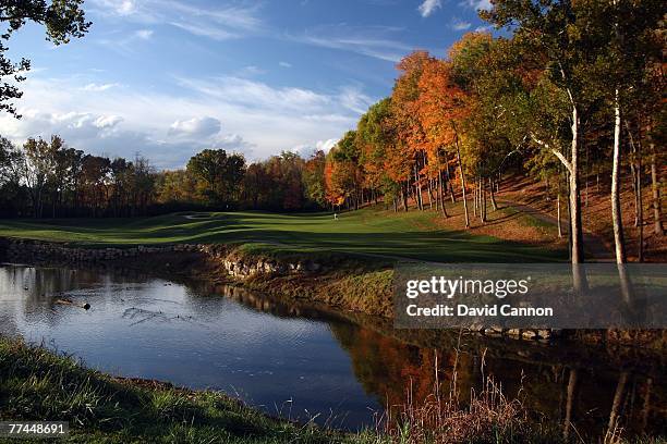 The par 4, 6th hole at Valhalla Golf Club is previewed for the 2008 Ryder Cup at Valhalla Golf Club on October 22, 2007 in Louisville,Kentucky.