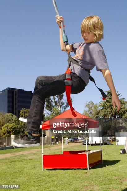 Actor Cole Sprouse attends the Camp Ronald McDonald For Good Times 15th Annual Family Halloween Carnival at Wadsworth Theater/VA Grounds on October...