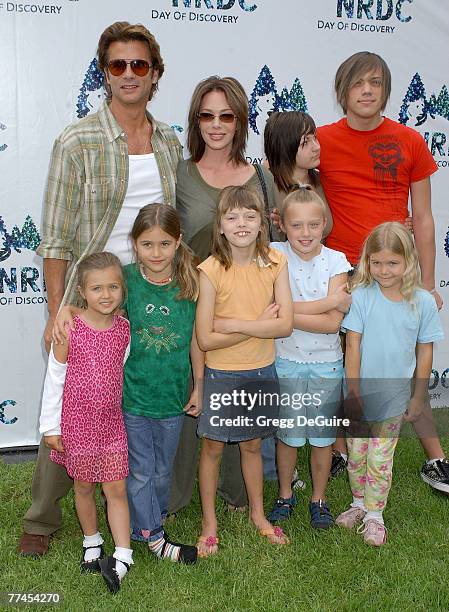 Hunter Tylo, Lorenzo Lamas and kids