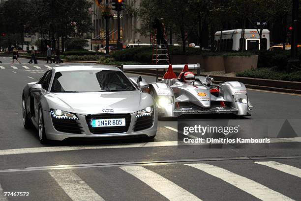 Audi R8 and Audi R10 TDI