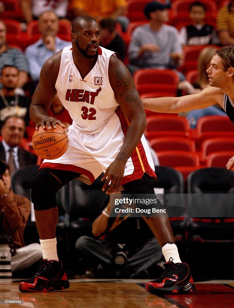 San Antonio Spurs v Miami Heat