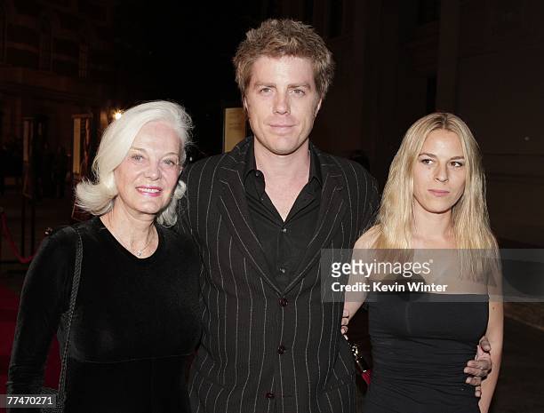 Composer Kyle Eastwood with his mother Maggie Johnson at the premiere of Warner Bros. Picture's "Rails & Ties" at the Steven J. Ross Theater on the...