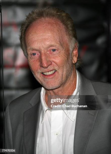 Actor Tobin Bell attends Lionsgate Film's "Saw IV" Los Angeles Cast and Crew Screening at the Hollywood Mann Chinese Theater 6 on October 23, 2007 in...