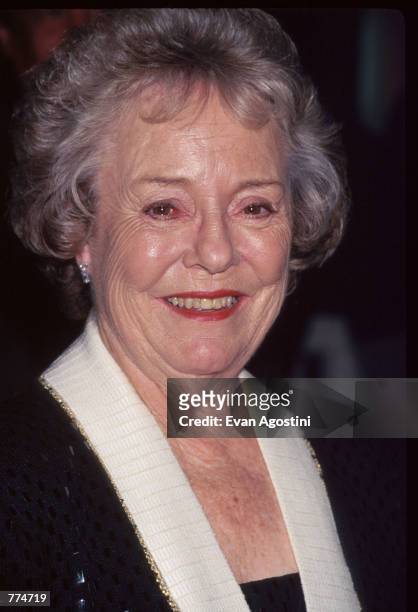 Alfred Hitchcock's daughter Patricia attends the screening of "Vertigo" at the Ziegfeld Theater October 4, 1996 in New York City. The film, directed...